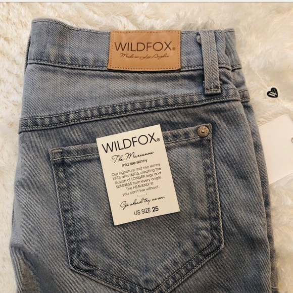 NEW! Wildfox Skinny in Grace Jeans Size 25 - Picture 3 of 6
